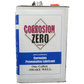A ten pound can with a blue and white label reading "Corrosion Zero: Non-Flammable Corrosion Preventative Lubricant".